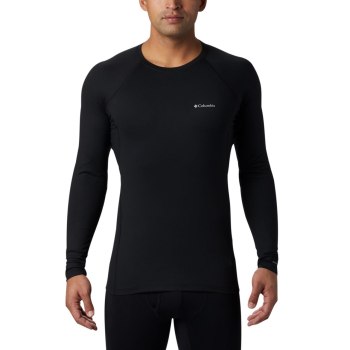 Columbia Heavyweight Stretch Long Sleeve, Sudaderas Negros Para Hombre | 402367-FSZ